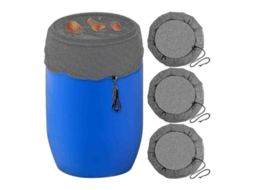 3 Piezas De Malla Roja Protectora Para Barril De Lluvia, Recolección De Água, Jardim Exterior, Ferramenta