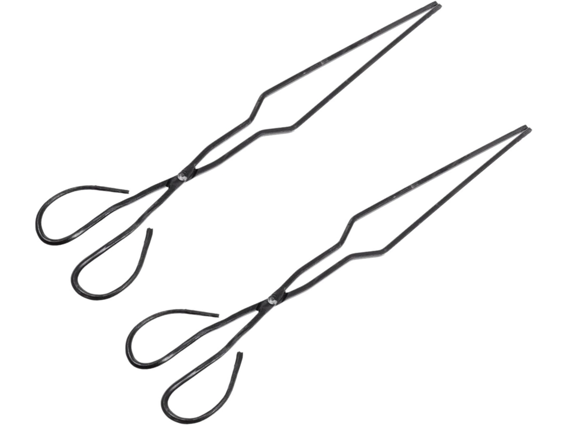 Pinças Longas Para Churrasco Toddmomy, 2 Peças, Resistentes Ao Calor, Ideais Para Eventos Ao Ar Livre E Culinária