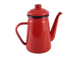 Cafeteira Esmaltada De 1,1 L, Chaleira Elétrica, Fogão A Gás De Indução, Universal, Vermelho Brilvibera