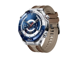 Bracelete para Huawei Watch Ultimate 2 silicone bicolor com grãos verticais cinza café XIAOMOYU