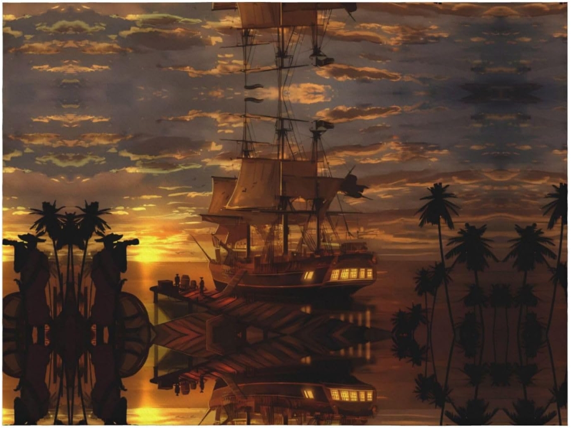 Colcha de Flanela com Estampa Barcos Ao Entardecer Macia e Aconchegante para Sofá Quarto 127 X 101 Cm, Macio