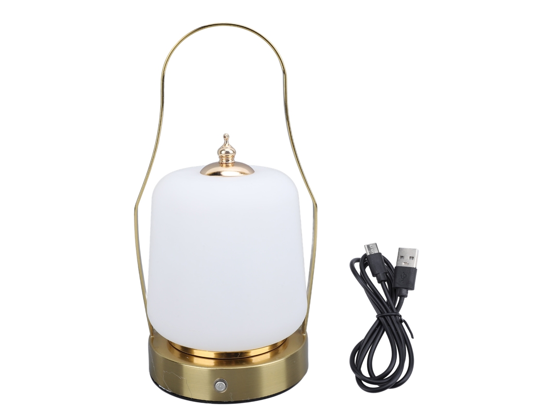 Lâmpada de Mesa Led Regulável de Metal e Acrílico S/MARCA