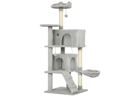 Torre 140cm Multinível Sisal Tocas e Rede VOLTEDGE