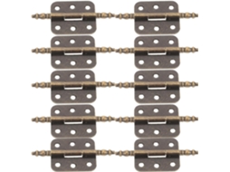 Dobradiças De Ferro Antigo Magiclulu Para Portas Armários, Para Uma Instalação Estável E Segura, Conjunto De 10 Peças