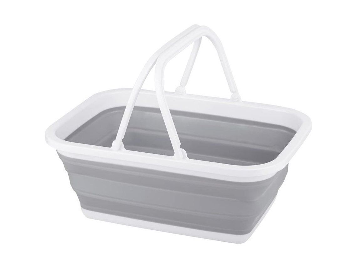 2026 fregadero Colapsable 8.5l para Pratos Camping Trekking Lar com Alça e Base Estável