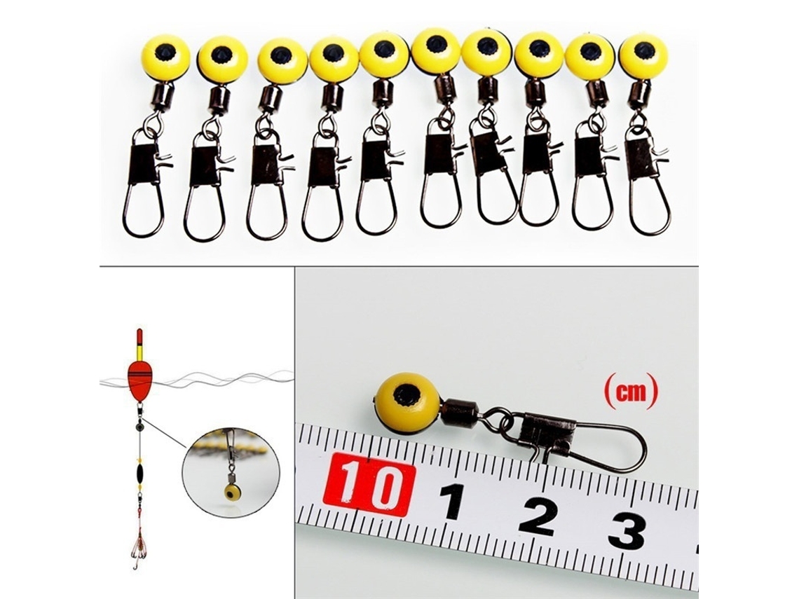 Conjunto de 30 Peças para Bóias de Pesca MDUG (inclui limitadores, arruelas, conectores)