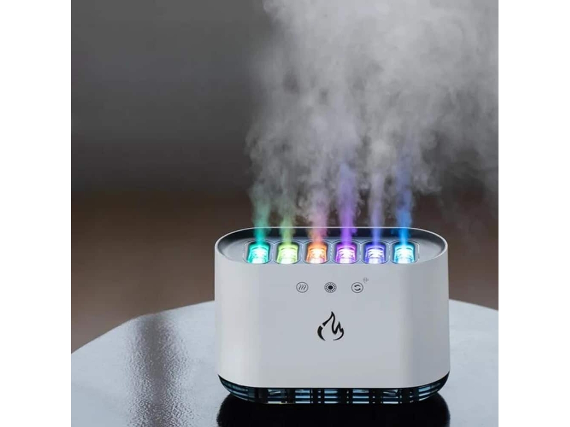 Umidificador Dinâmico com 7 Luzes Coloridas e Controle BRILVIBERA