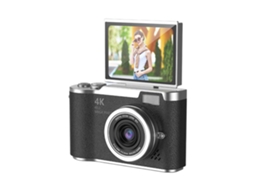 Câmera Digital 4k De 48 Mp Para Crianças, Câmera De Vlog Com Foco Automático De 2,4 Polegadas Brilvibera