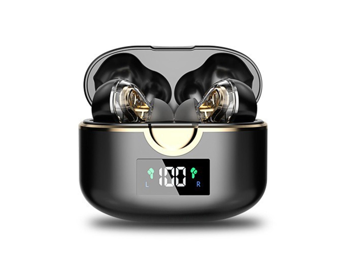 Auriculares Bluetooth True Wireless Popup Window Earbuds s Black