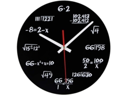 Relógio de Parede Nova LINE com fórmulas matemáticas, decorativo
