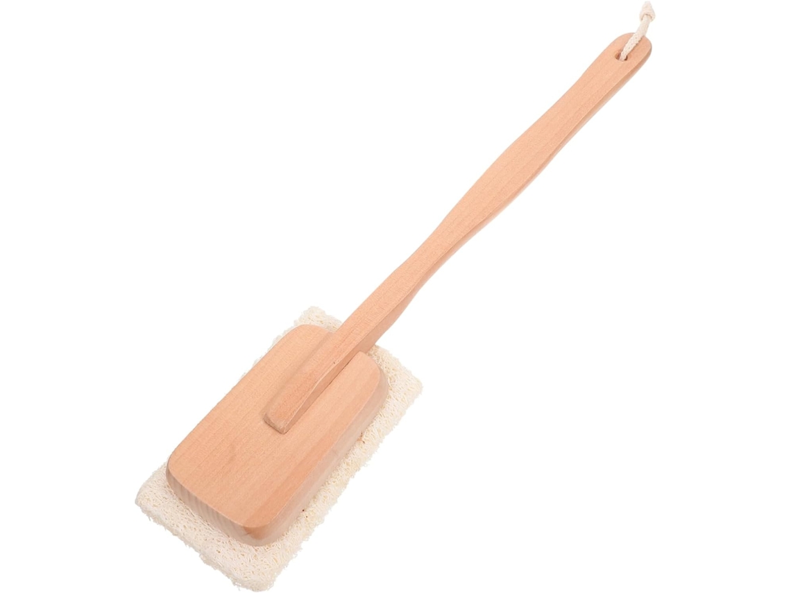 Lurelia Bucha Vegetal De Banho Para Costas E Corpo, Bucha Natural E Cor Amarelo, Uso Diário