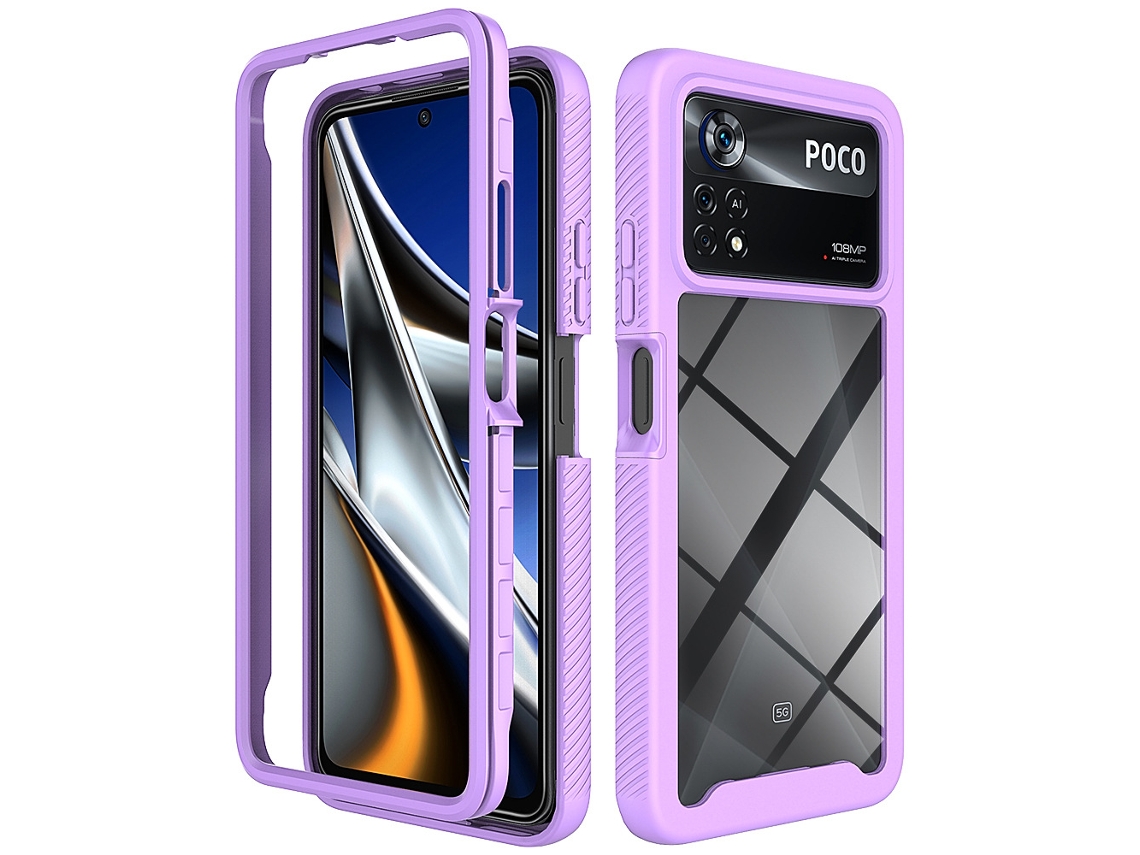 Capa Para Celular Starry Sky Armorroxo Claro - Xiaomi Poco M4 Pro 5g