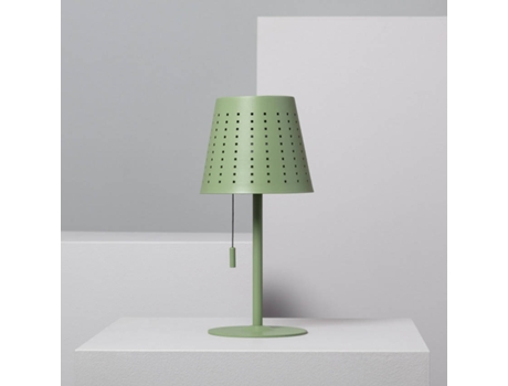 Candeeiro de Mesa ILUZZIA (Cinzento - Metal - 30x14 cm)