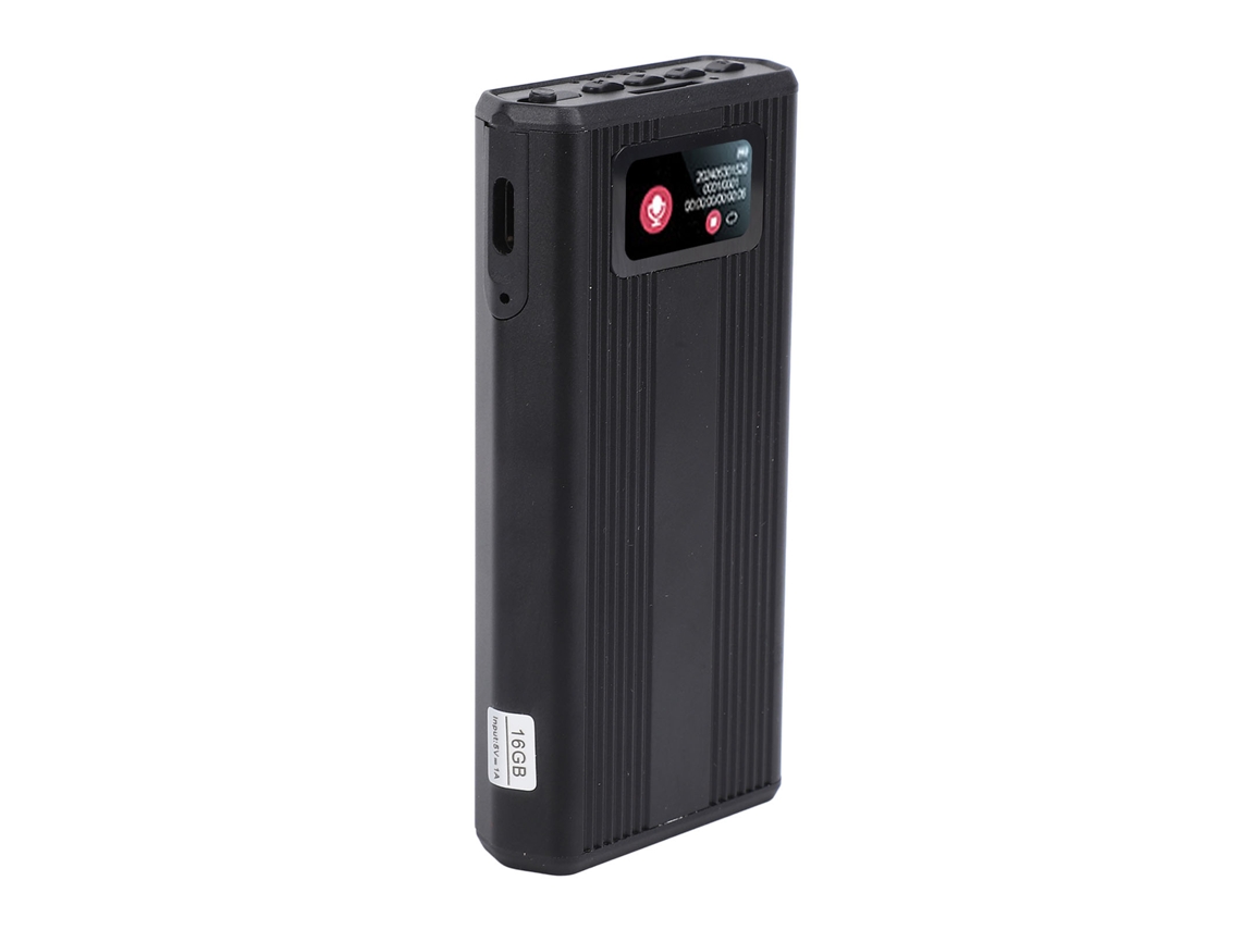 Aetheria gravador de Voz Digital Profissional 16gb com Redução de Ruído Hd 1536kbps Bateria 4000mah Magnético