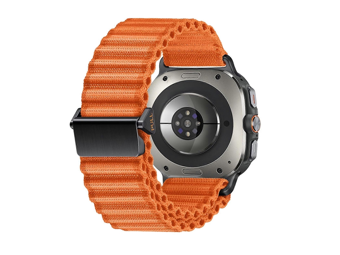 Pulseira Trançada Com Fecho Magnético Estilo Oceano Para Samsung Galaxy Watch Ultra 47mm