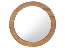 Mirror, Mirrors Vidaxl Marrom Teca (φ 60 Cm)