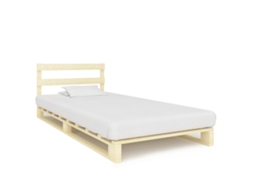 Bed Frame, Bed Frames Vidaxl Marrom Madeira De Pinho (90 X 200 Cm)