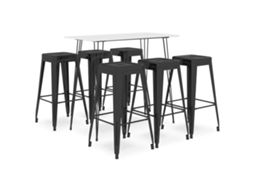 Bar Set, Bar Sets Vidaxl Branco Mdf