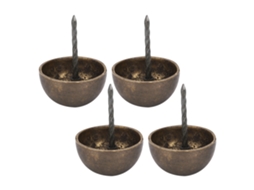Unidades De Pregos Para Estofos Cabeça Redonda Bronze Antigo Acessórios Decorativos Para Sofá Móveis 3 6 Cm
