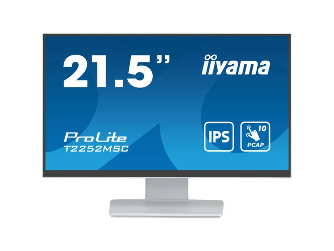 Monitor IIYAMA T2252MSC-W2 (Preto - Full HD - LCD - 22" - 5 ms)