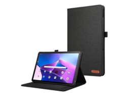 Capa Para Tablet Lenovo Tab M10 5g 10.6 Com Abertura Horizontal Em Tpu + Tecido E Couro Pu