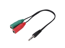 Adaptador Áudio e Microfone LAXISCREED 3.5mm
