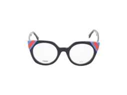 Armação de óculos feminina Fendi FF-0246-PJP (azul - acetato - Ø 48 mm)