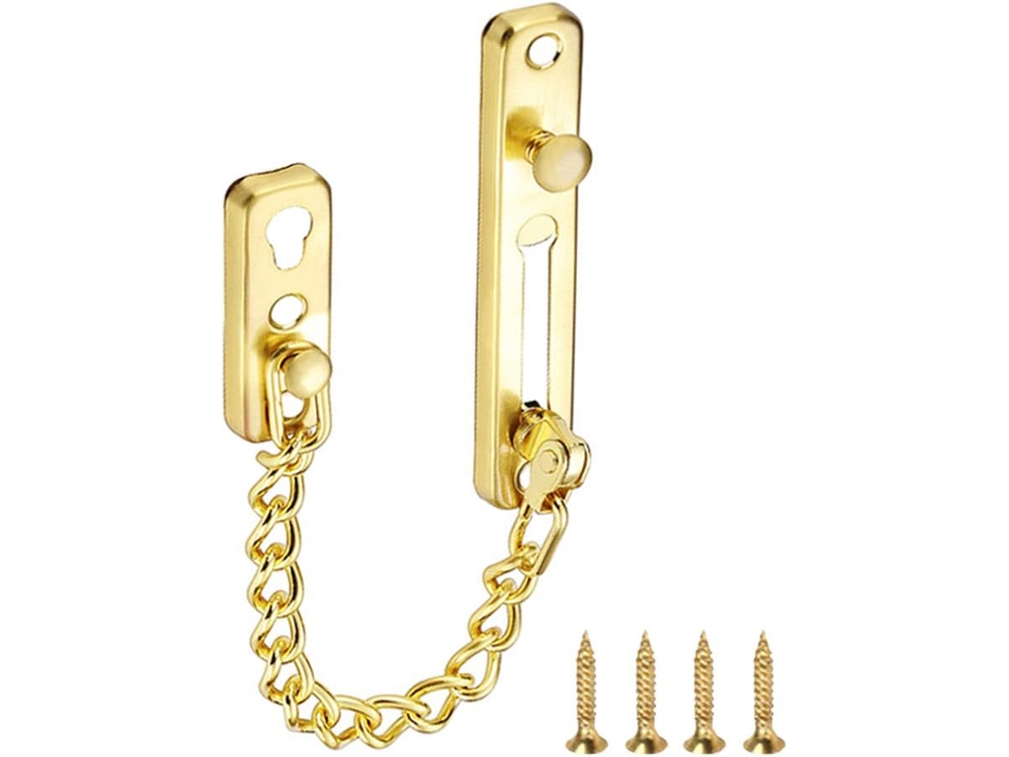 Corrente De Segurança Para Porta, Trava Corrente, Porta Em Aço Inoxidável Fundido,