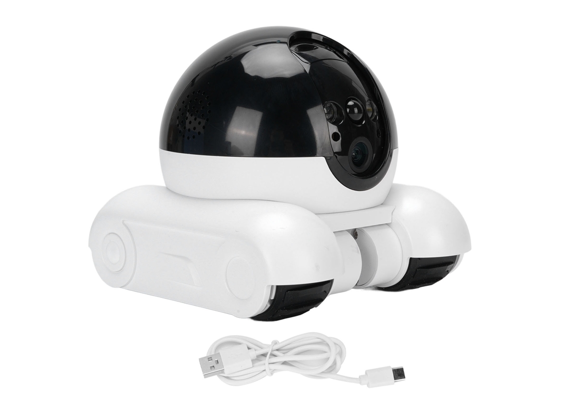 Câmera Para Mascotas Wifi 1080p Com App E Lente Dupla, Câmera De Segurança Inteligente