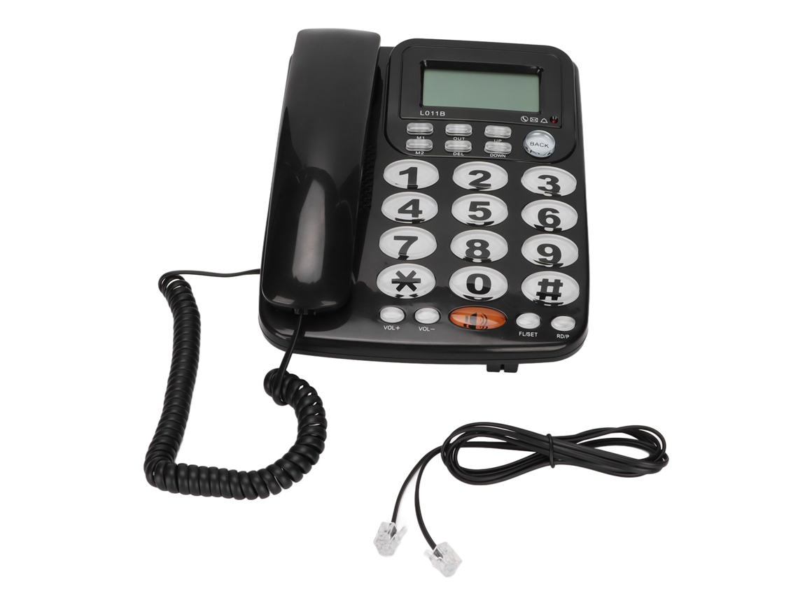 Telefone Fixo LAXISCREED Botões Grandes Sem Bateria