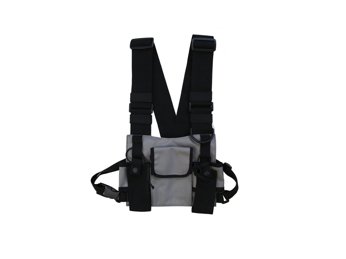 Omni-mochila Frontal Multifuncional Para Correr Chaleco Táctico Oxford Com Bolsos Para Deportes Ao Ar Livre Homem Mulher