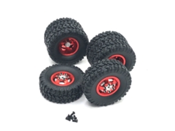 Pneu Dianteiro Prateado Nº 2 Peças, Rodas De Metal Reforçadas, Pneus Duplos/simples Para Modelos De Carros Rc Wpl 1/16 C14 C24 C34 B14 C24 B16 B36.