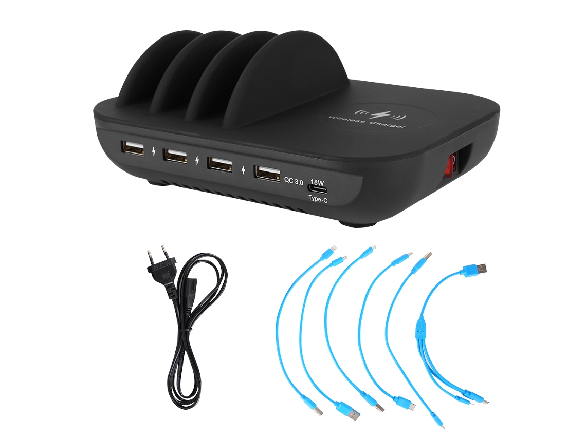 Carregador LAXISCREED 4 Portas Usb Tipo c Qc3.0