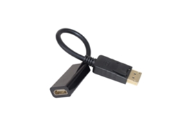 Lurelia Cabo Adaptador Displayport Para Hdmi Full Hd 1080p, Áudio