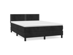 Box Spring Bed, Box Spring Beds Vidaxl Preto Veludo (140 X 200 Cm)