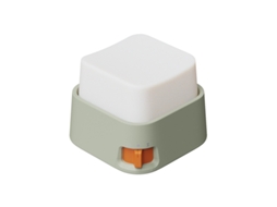 Nova Luminária de Teclado Antiestresse, Mini Luz Noturna Fofa, Recarregável Via Usb, Decoração Simples Verde BRILVIBERA