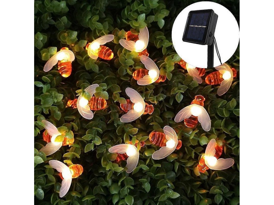 Luzes De Fio Solar Abelha Led 7m 50 Lâmpadas Ip65 Resistente À Água Estilo Moderno Para Casamentos Natal Jardim