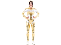 Fato de Mulher PARTILANDIA Golden Stellar Robot Woman (Tam.: S)