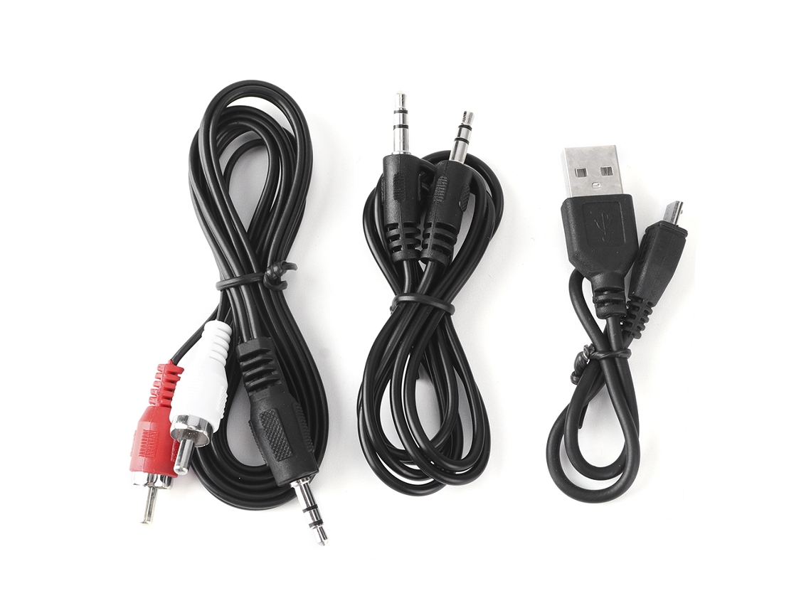 Receptor e Transmissor de Áudio Bluetooth 5.0 2 em 1, Adaptadores Estéreo para Música Carro, Tv Pc. AQUAFORGE