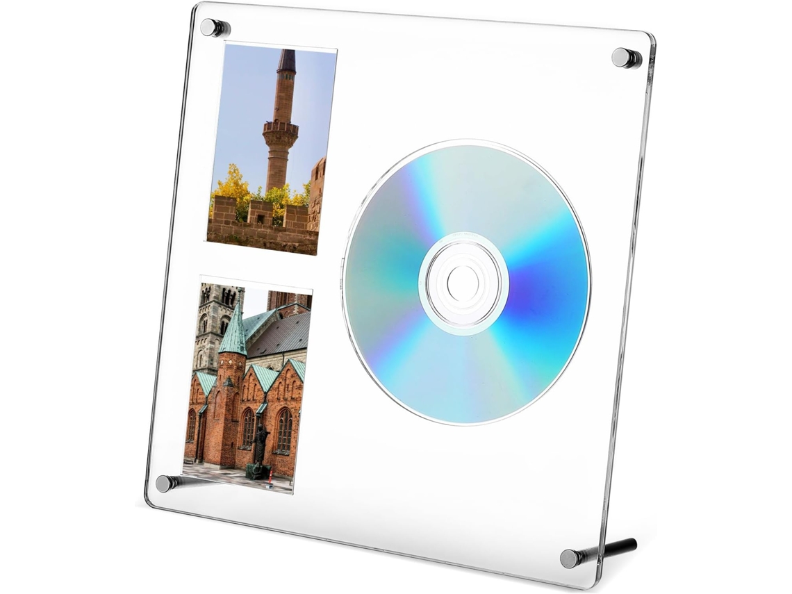 Suporte Acrílico Transparente Fácil Compacto Ideal Mesas Prateleiras Porta Photocards Estiloso Cds Usar K Pop GOKOCO