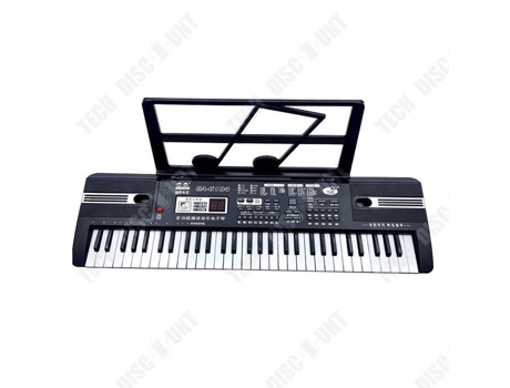 Piano Digital 61 Teclas Com 16 Sons De Piano Para Crianças Recarregável Com Microfone Iniciação À Música Teclado De Piano Lunavo