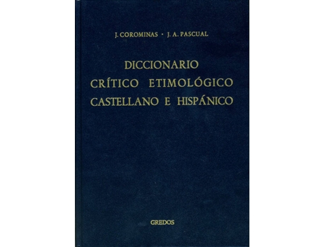 Livro 3.Diccionario Crítico Etimológico (G-Ma) de Varios Autores