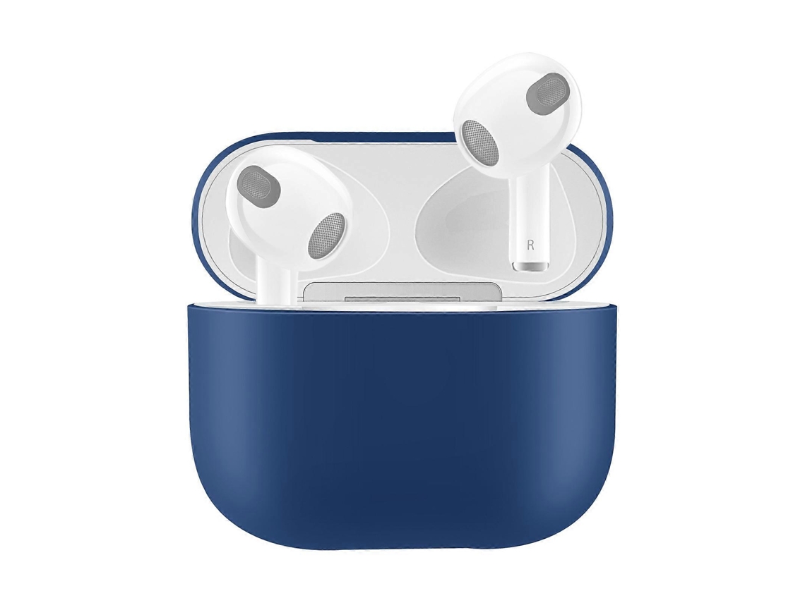 Camada Protetora de Silicone Sólido para Fones de Ouvido Airpods 3 GIECY (Verde Escuro)