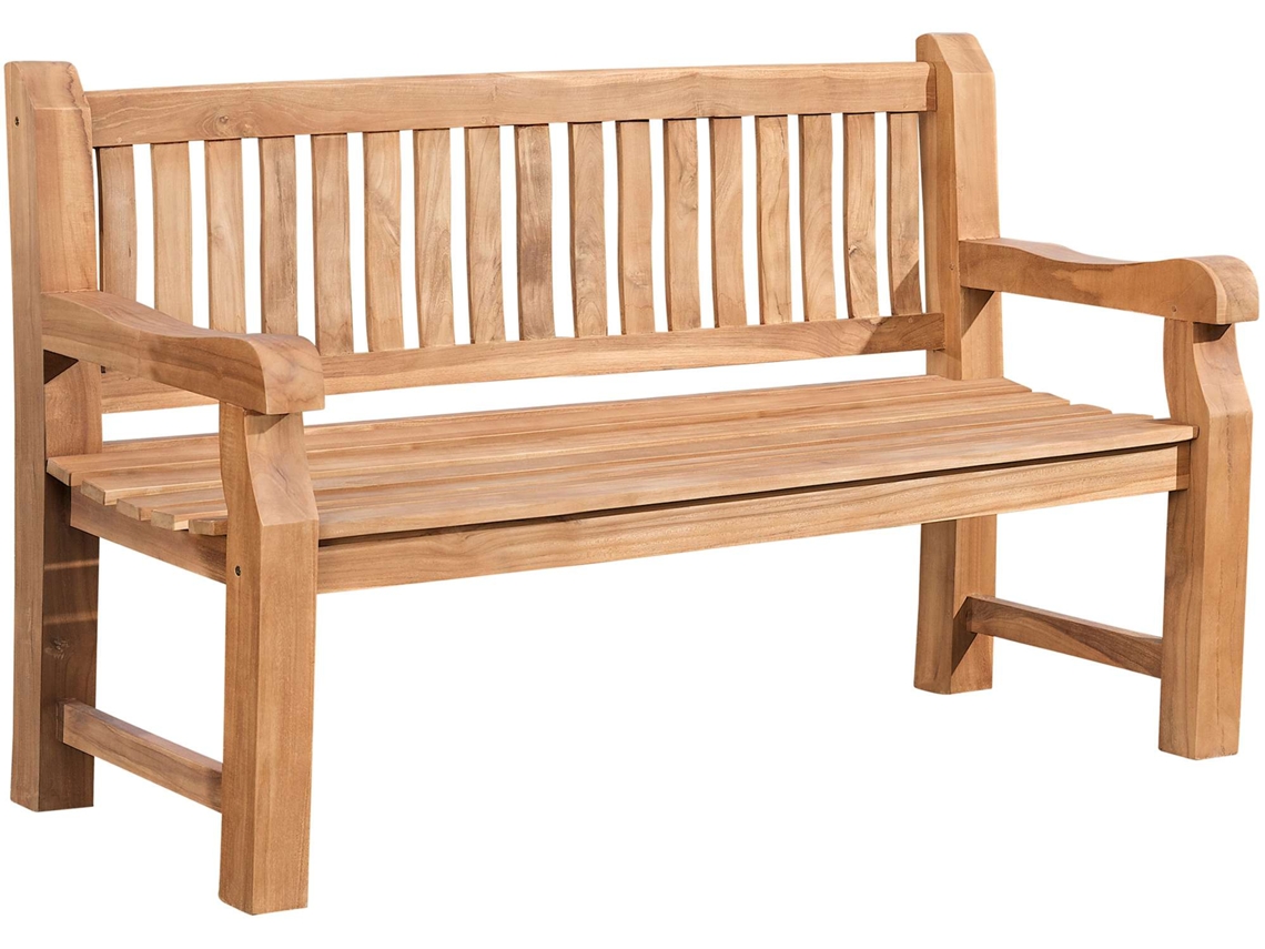 Banco Em Teca Jackson V2 Teca/150 Cm Clp