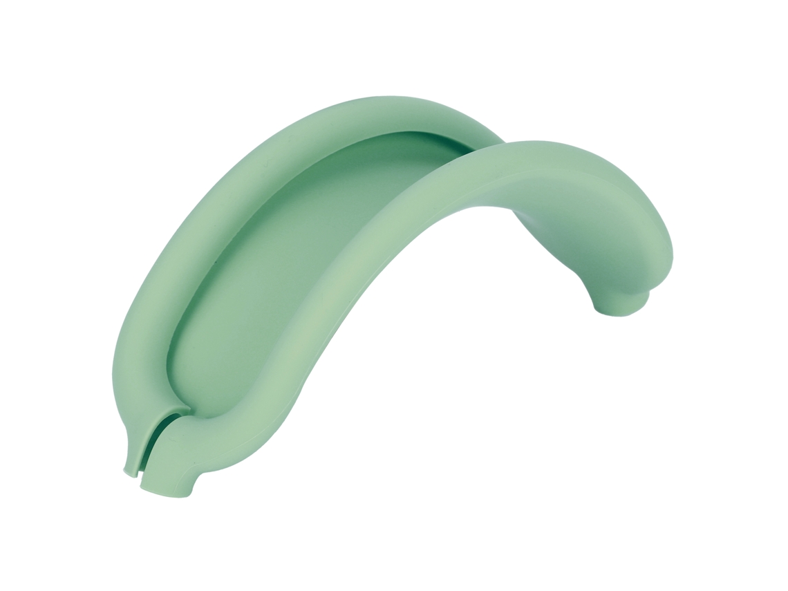 Capinha De Bandana Lavável Macia Silicone Protetora Para Fones Ios Earbuds Max Verde Claro