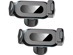 Suporte Para Celular Veicular De 2 Peças, Com Encaixe Na Saída De Ar, Resistente E Giratório.