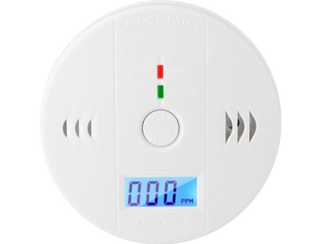 EBTOOLS Monóxido de Carbono Sensor Inteligente CO Sensor de Fumaça Detector de Aviso de Gás Envenenado EBTOOLS