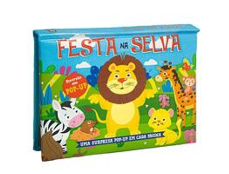 Livro Festa Na Selva Uma Surpresa Pop-up Em Cada Página De Brijibasi Art Press (português Do Brasil)