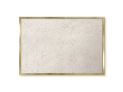 Quadro de parede magnético cinza Elegance para escritório Espelharte (60x40 cm)