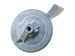 Ânodo de Zinco Rec6J9-45371-01 Prateado 100 X 160 Mmrecmar